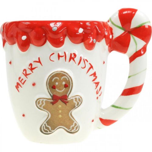 Product Christmas Mug Merry Christmas White Ceramic H10.5cm