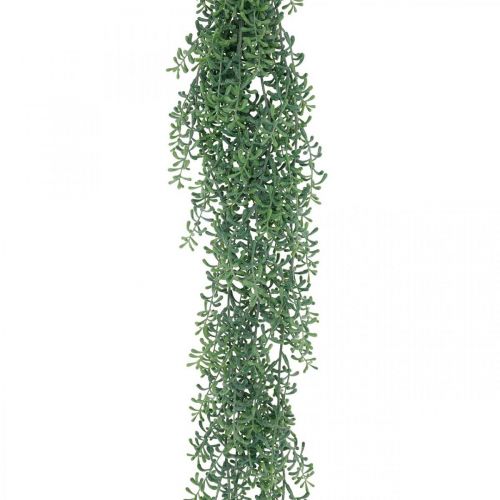 Floristik24 Green plant hanging artificial hanging plant with buds green, white 100cm