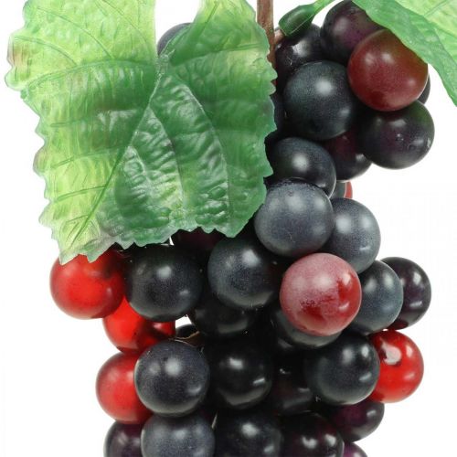 Product Decorative Black Grapevine 22cm Realistic Artificial Fruit Autumn Decoration Shop Window Restaurant