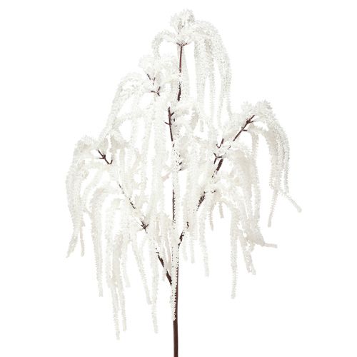 Product Decorative branch weeping willow winter decoration white glitter 82cm 2pcs