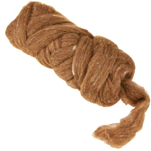 Product Wool roving 10m brown