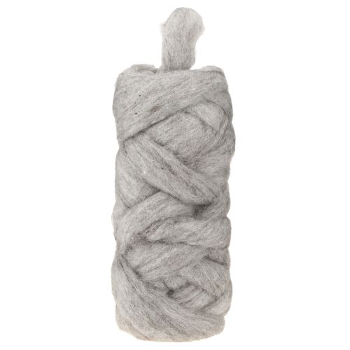 Product Wool roving 10m gray