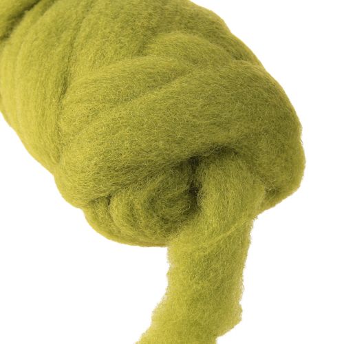 Product Wool roving felt cord waterproof &amp; colorfast wool green 10m