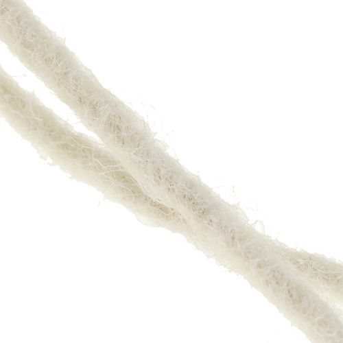 Product Wool cord white 3mm 100m