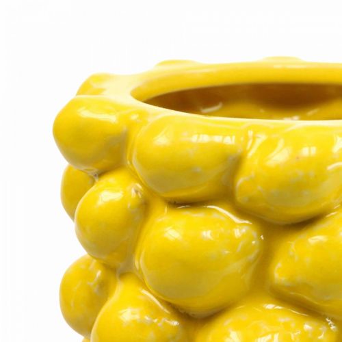 Product Lemon vase vase lemon yellow summer decoration Ø15cm H30cm