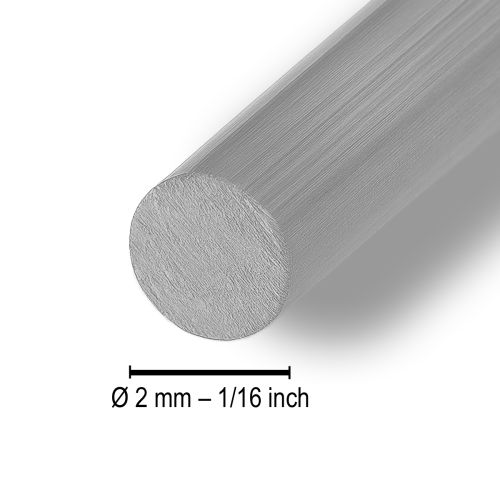 Product Aluminum wire 2mm silver 60m 500g - craft wire, florist wire, model making, jewelry design