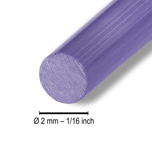 Product Aluminum wire 2mm 100g lavender