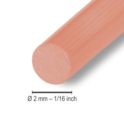 Product Aluminum wire 2mm, 60m, 500g rose gold - Flexible jewelry wire for crafting, decorating and floristry supplies