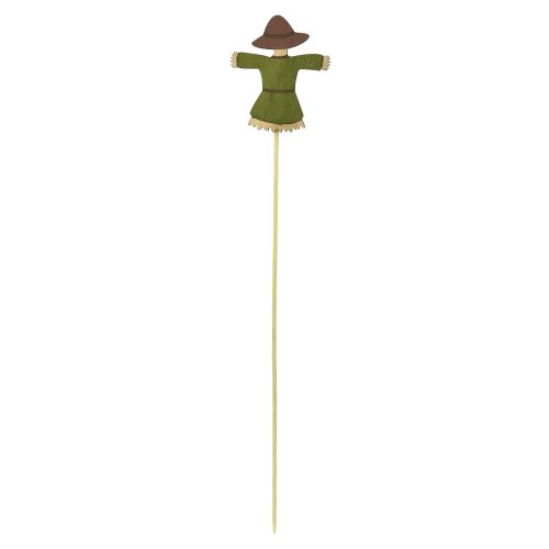 Product Flower stick scarecrow wood decoration colored H8cm 12pcs