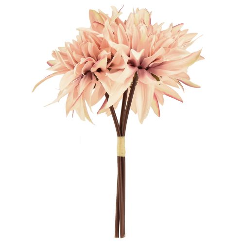 Product Dahlias Artificial Flowers Pink Blossom Ø15cm L28cm 3 pcs