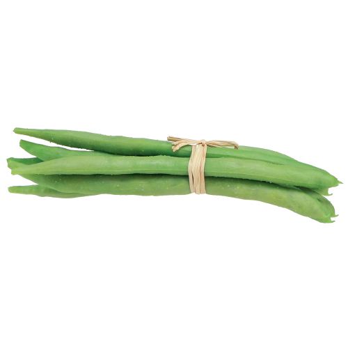 Product Decorative Beans, Artificial Vegetables, Green, Real Touch, 17cm, 6 Pieces