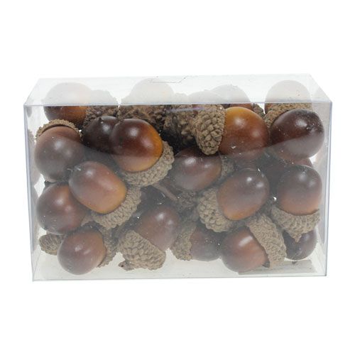 Floristik24 Decorative acorns 3cm 36pcs