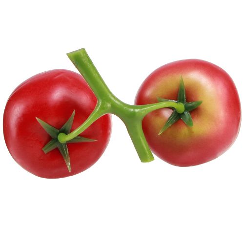 Product Decorative Tomatoes 2 Artificial Tomatoes on Vine Ø6cm L15cm