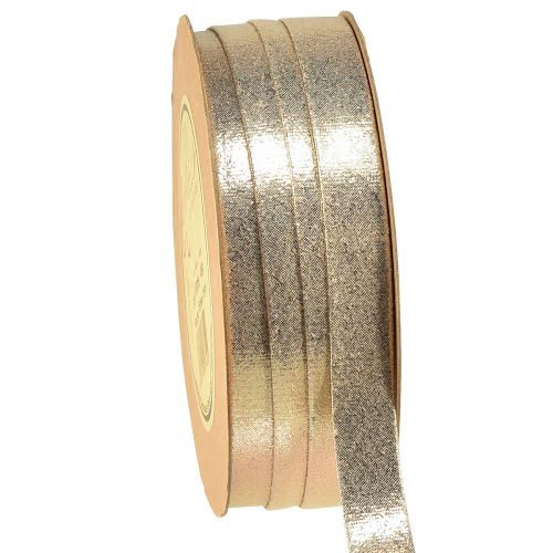 Product Decorative ribbon gold metallic decorative ribbon jewelry ribbon W15mm L15m