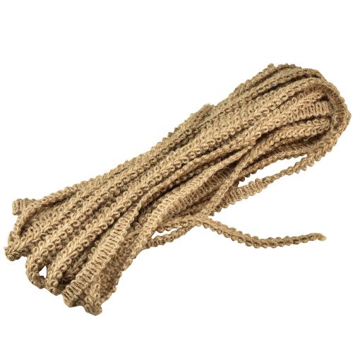 Decorative ribbon natural jute ribbon ornament W2cm L12m