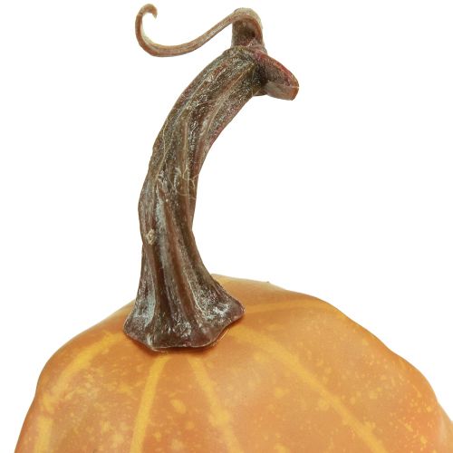 Product Decorative pumpkin for decoration orange yellow Ø9cm 4 pcs