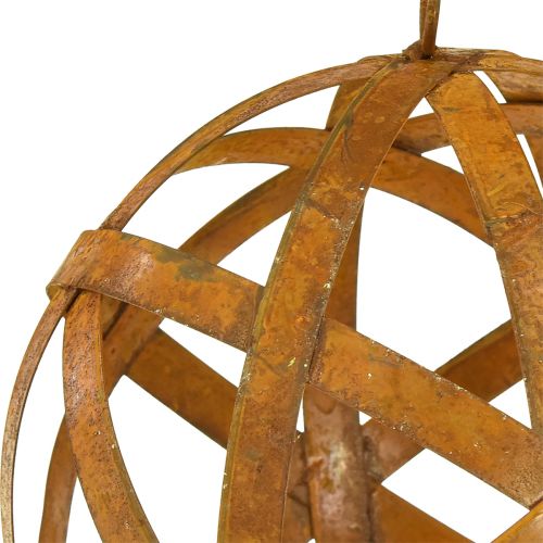 Product Decorative ball metal ball rust for decorating vintage Ø20cm