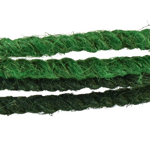 Product Decorative ring jute decoration loop green dark green Ø30cm 4pcs