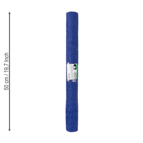 Product Florist crepe paper dark blue 50x250cm