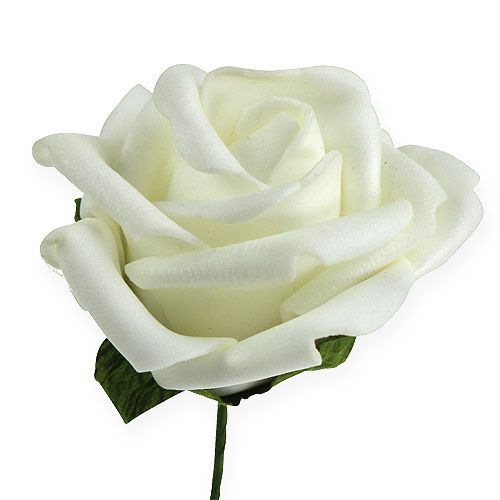 Product Foam Rose Ø6cm White 27 pcs