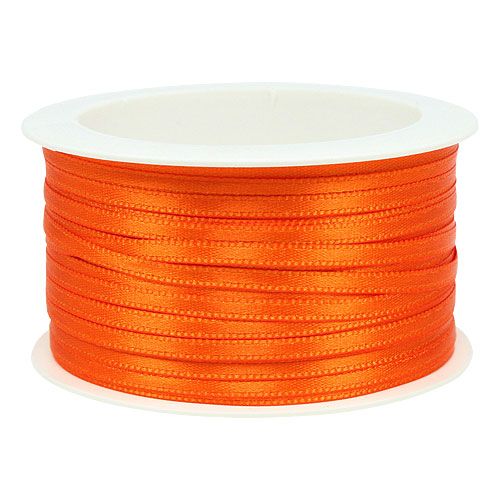 Product Gift and decoration ribbon 3mm 50m orange