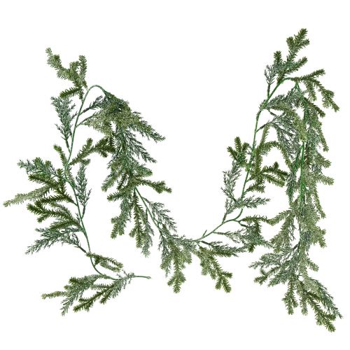 Lifelike fir garland length 180 cm – perfect for festive interior decoration, fresh green, ideal for Christmas and holidays