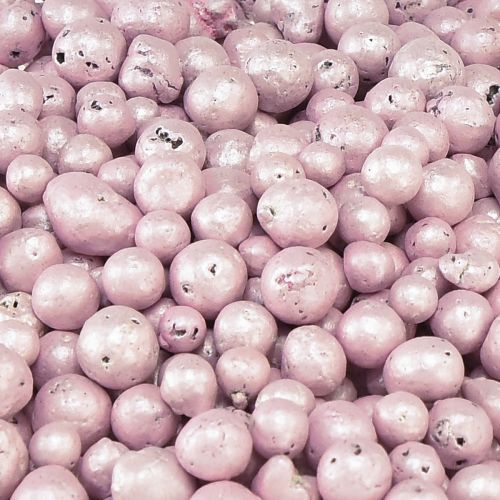 Product Brilliant decorative beads 4mm - 8mm clay granulate pink 1l
