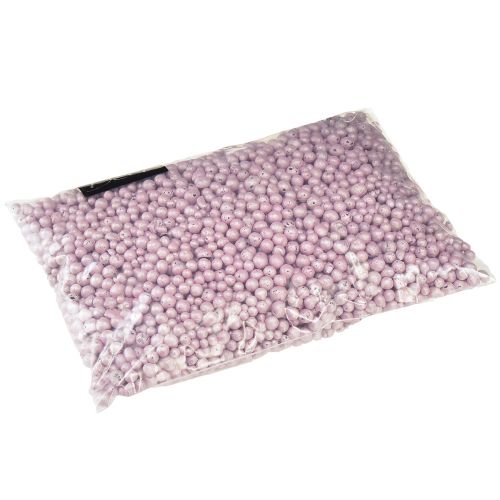 Product Brilliant decorative beads 4mm - 8mm clay granulate pink 1l