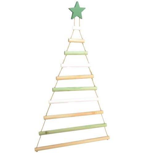 Floristik24 Hanging decoration Christmas Christmas tree star wood H59cm