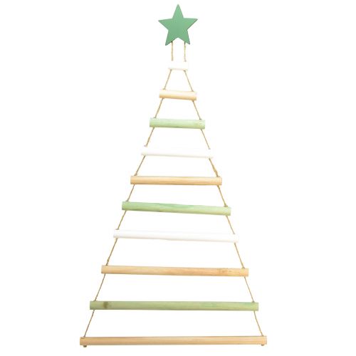 Product Hanging decoration Christmas Christmas tree star wood H59cm