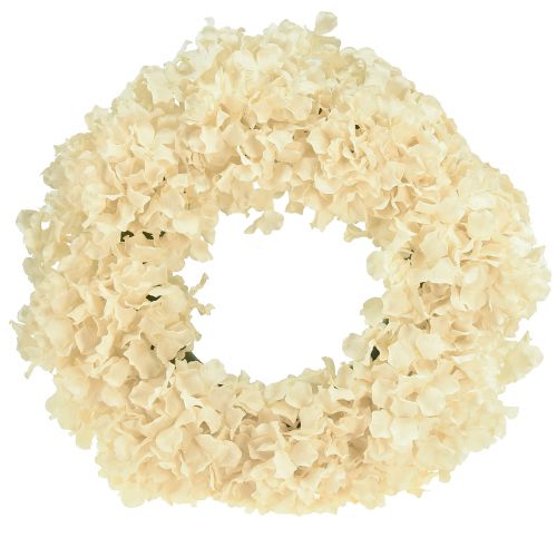 Hydrangea wreath cream artificial hydrangeas Ø40cm