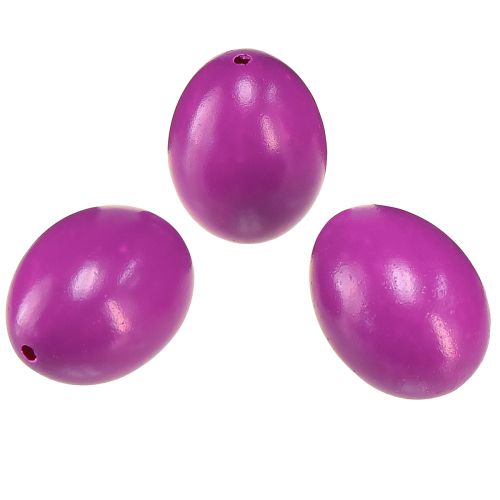 Floristik24 Easter Eggs Pink Chicken Eggs emptied colored Ø4cm 10 pcs