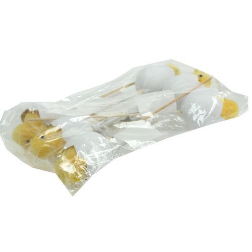 Floristik24 Easter plug chick 7cm 6pcs