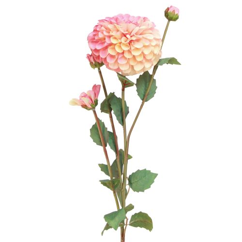 Artificial Dahlias in Peach Pink Ø10cm L80cm 2pcs