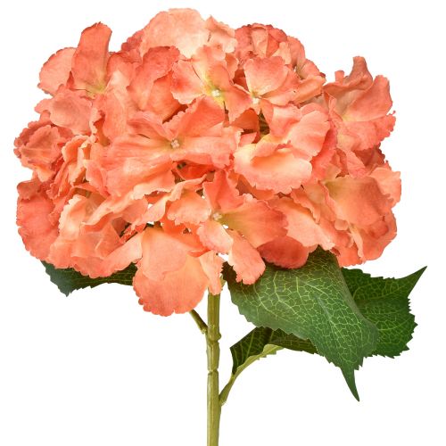 Artificial Hydrangea Gigant Decorative Flower Salmon Ø23cm L84cm