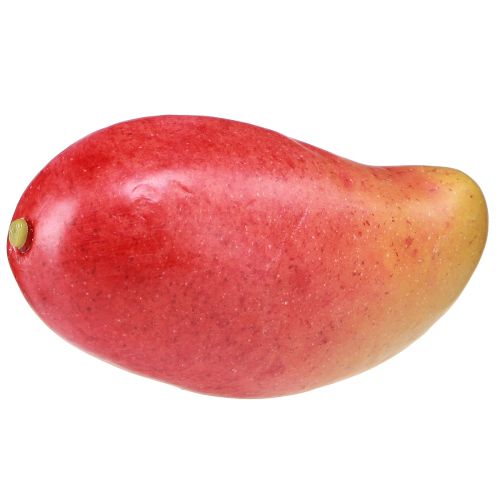 Product Artificial Mango Red, Yellow Realistic Food Dummy 15cm
