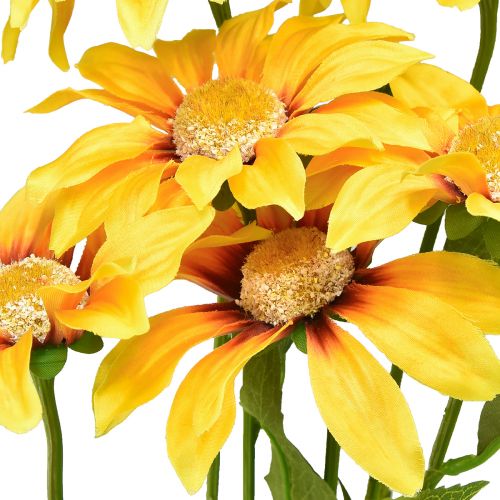 Product Artificial Sunflowers Decorative Flowers Yellow 79cm 3pcs