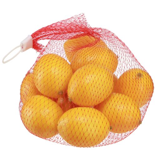 Product Artificial Lemons Decoration Fruit Ø4.5cm H6.5cm 12 pcs