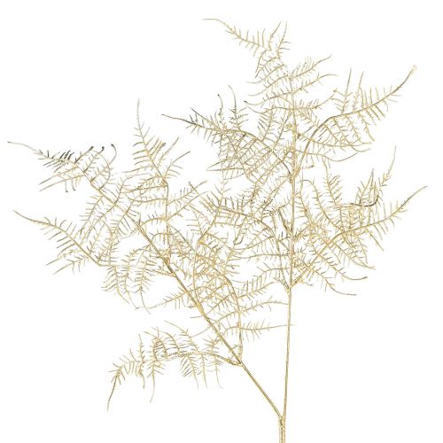 Floristik24 Artificial Fern Christmas Ornamental Fern Champagne 54cm 2pcs