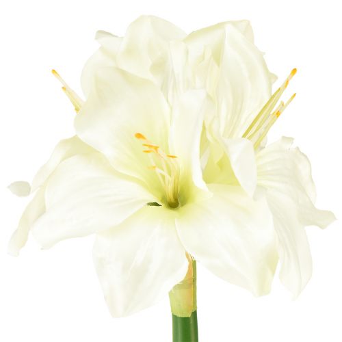 Product Artificial Amaryllis like real artificial flowers White Amaryllis 40cm 3pcs