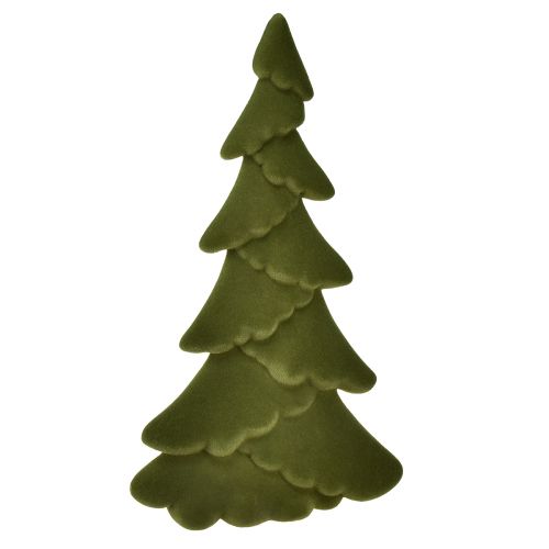 Artificial Christmas tree fir tree green flocked 45cm