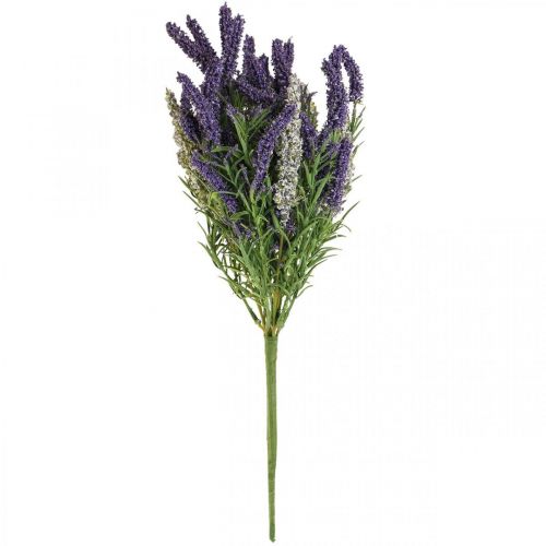 Floristik24 Artificial lavender decorative artificial plant purple white shrub 46cm