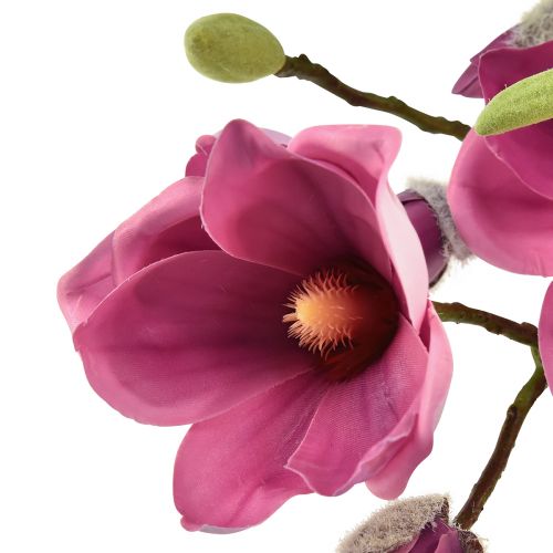 Product Artificial flower magnolia branch, magnolia pink 92cm