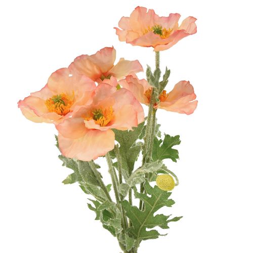 Floristik24 Artificial flowers artificial poppy decoration 35cm bunch 3pcs