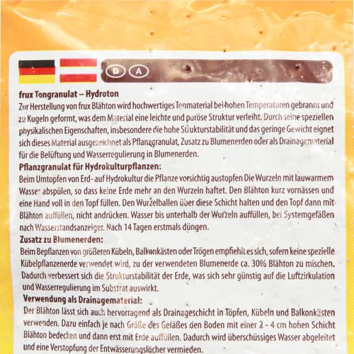 Product Lecaton clay granules expanded clay 8-16mm 5Ltr