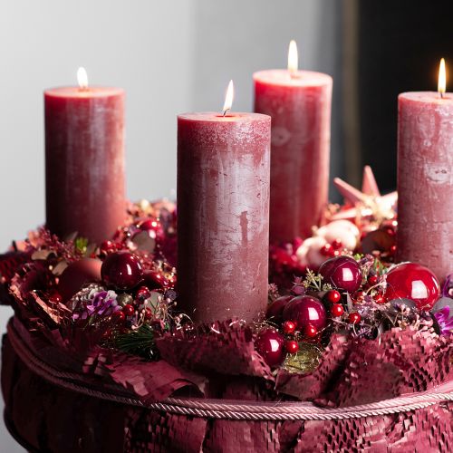 Product Bright Red Berry Branches – Ideal for Festive Decorations, 30 cm – Set of 6