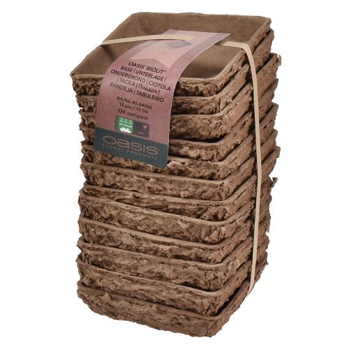 Product Oasis Biolit Base ½ Floral Foam Brick 13×13×2cm 12 pcs