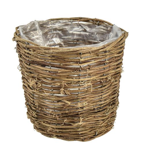 Plant basket made of vine plant pot natural 20cmx17cmx14cm
