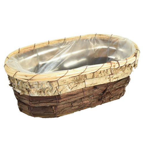 Product Plant tub wood natural 3-coloured L29.5/25/23cm set of 3