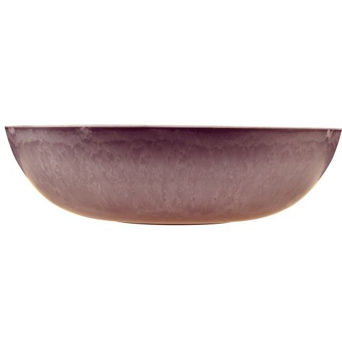 Product Elegant purple plastic bowl 3 pieces – 37x10.5 cm – Versatile for decoration